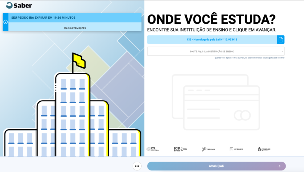 Carteirinha de estudante fazer