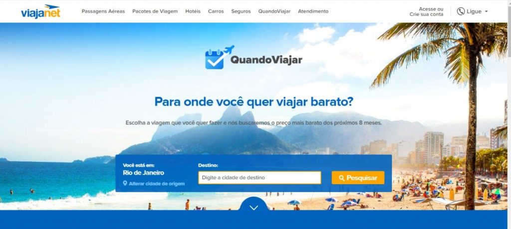 Viajanet quando viajar