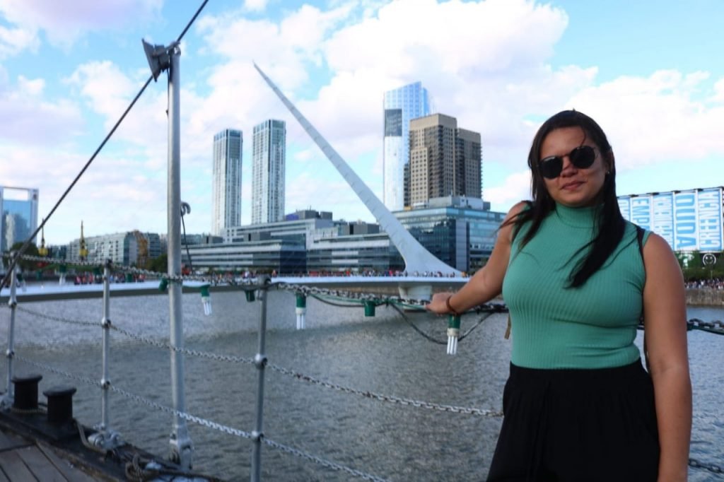 Puente de La Mujer em Puerto Madero