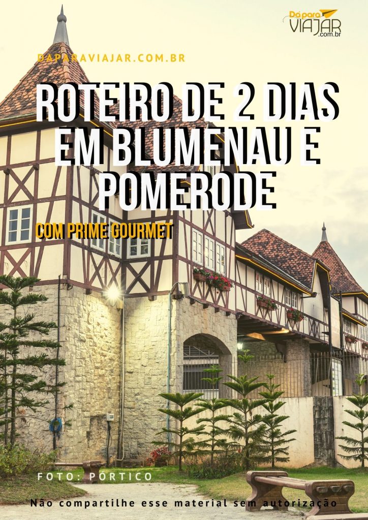 Roteiro do Prime Gourmet Blumenau