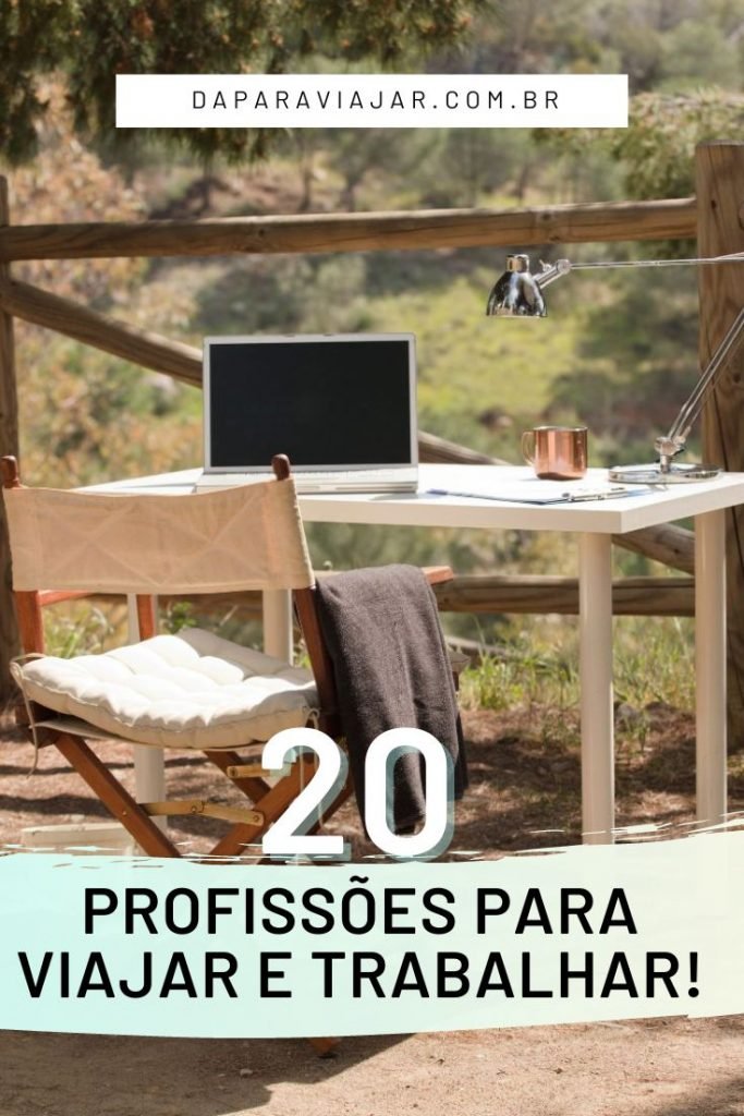 20 profissões para quem gosta de viajar - Salve no Pinterest!