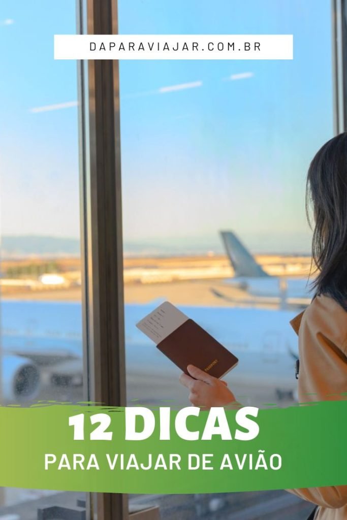 Dicas para sua primeira viagem de avião - Salve no Pinterest!